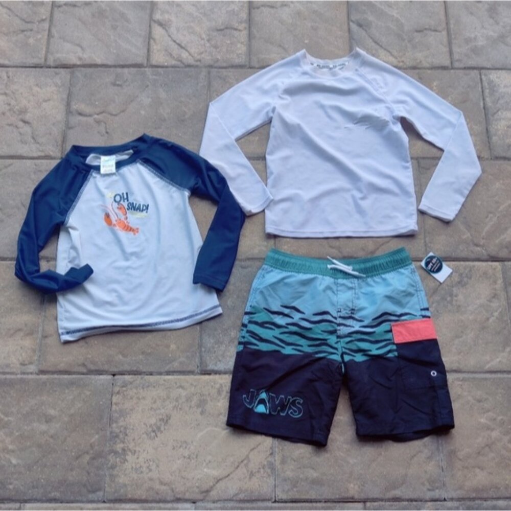 Boy Size 6/7 Swimsuit Trunk Bundle